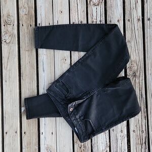 American Eagle Black Hi-Rise Jegging Skinny Jeans Size 8 Long